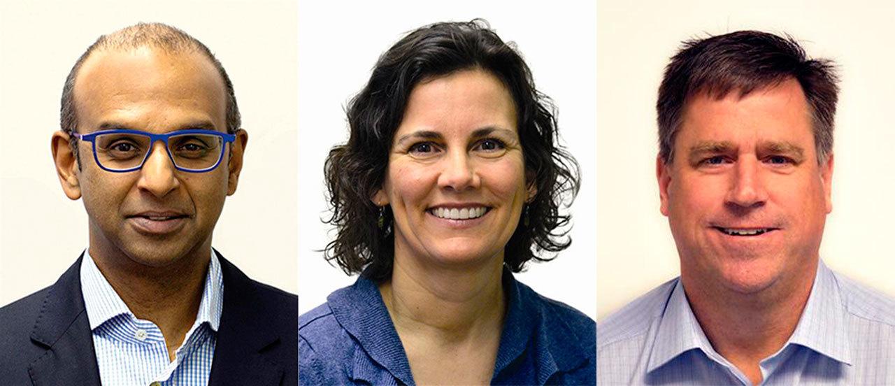 David D&rsquo;Souza, Tracy Drinkwater and Ralph Jorgenson.