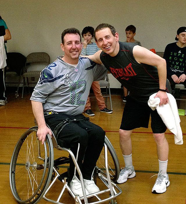 David Schiller, right, with his brother, Mike (contributed photo).