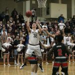 Mercer Island&rsquo;s Griffin Emanuels goes up for the lay-in against Ballard (Joe Livarchik/staff photo).