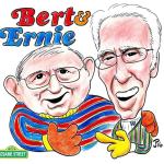&ldquo;Bert & Ernie.&rdquo; Illustration courtesy of Greg Asimakoupoulos