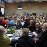 Islanders listen to Dr. Kevin Haggerty speak about the importance of substance abuse prevention research. Katie Metzger/staff photo