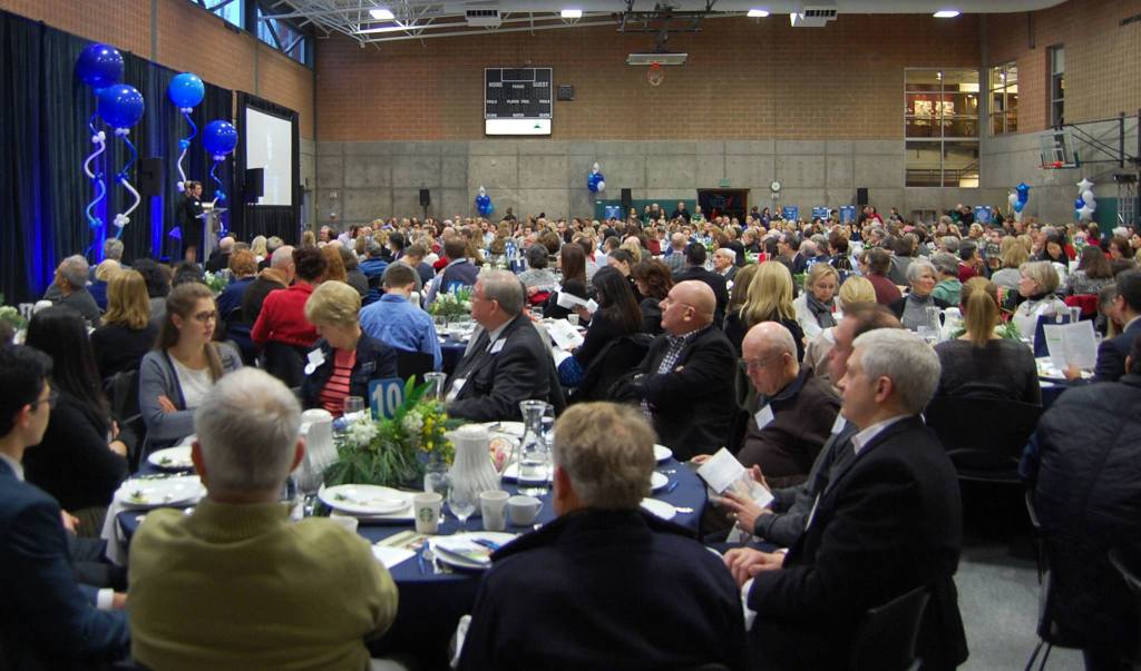 Islanders listen to Dr. Kevin Haggerty speak about the importance of substance abuse prevention research. Katie Metzger/staff photo