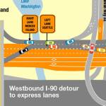 Westbound I-90 to close this weekend