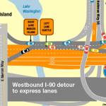 Westbound I-90 to close this weekend