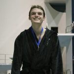 Mercer Island&rsquo;s Ben Dixon won the 3A state dive title with a finals score of 404.4 (Joe Livarchik/staff photo).
