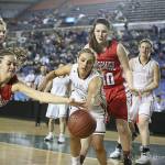 Photo courtesy of Don Borin/Stop Action Photography                                Mercer Island&rsquo;s Josie Blakeslee hustles for a loose ball in the Class 3A state semifinals against Snohomish. The Islanders will face the Bishop Blanchet Braves in the Class 3A state championship game at 3 p.m. on March 4 at the Tacoma Dome.