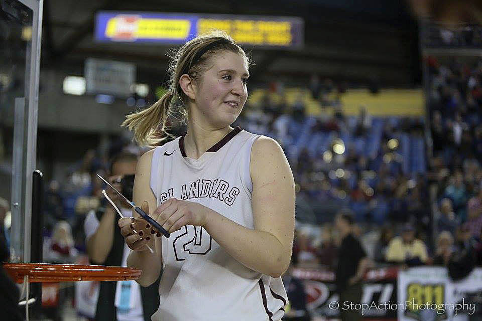 Photo courtesy of Don Borin/Stop Action Photography                                Mercer Island senior Anna Luce scored a team-high 21 points in the state championship game against Bishop Blanchet.