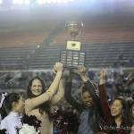 Photo courtesy of Don Borin/Stop Action Photography                                Hoisting the trophy is something members of the 2016-17 Mercer Island Islanders girls basketball team will never forget.