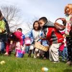 Bring a $5 donation and a basket for the city of Mercer Island&rsquo;s egg hunts on April 15 at Mercerdale Park. File photo