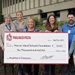 Pagliacci Pizza donates to Mercer Island Schools Foundation