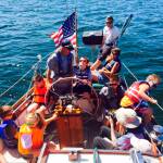 Gratitude Sailing takes a group of autistic children on a boat ride. Photo courtesy of Gratitude Sailing