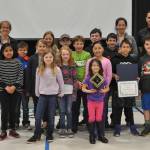 Shortly after Earth Day, Lakeridge Elementary was honored for its environmental education programs, receiving the Green Ribbon Schools award on May 4. Photo courtesy of Nancy Weil