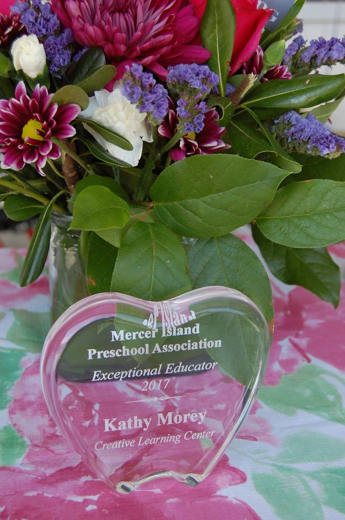 The Mercer Island Preschool Association awards an &lsquo;Exceptional Educator&rsquo; annually. Katie Metzger/staff photo