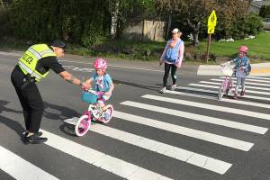 Mercer Island students pedal to class for Bike to School Day
