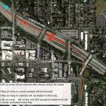 This photo shows how I-90 can be accessed once the center lanes close. Image courtesy of the city of Mercer Island
