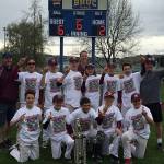 Photo courtesy of Lisa Beebe                                The Mercer Island Thunder 12U baseball team captured first place at the MayDay Mayhem baseball tournament on April 22 in Yakima. The Thunder went 6-0 at the tournament and defeated West Valley 6-2 in the championship game.