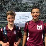 Photo courtesy of Carol Gullstad                                The Mercer Island boys doubles tennis squad consisting of Christian Anderson/Chris Elliot defeated Lakeside&rsquo;s Eli Fonseca/Jason Edmonds 2-0 (6-2, 6-1) in the Class 3A 2017 Sea-King District doubles championship match on May 18 at Lower Woodland Park in Seattle. The Anderson/Elliot duo had a perfect 3-0 overall record at the tournament. The Islanders boys tennis team won the Sea-King district tournament as a team. The Mercer Island girls tennis doubles team consisting of Chloe Gage and Grace Bethards captured fourth place as well at the Sea-King tournament.
