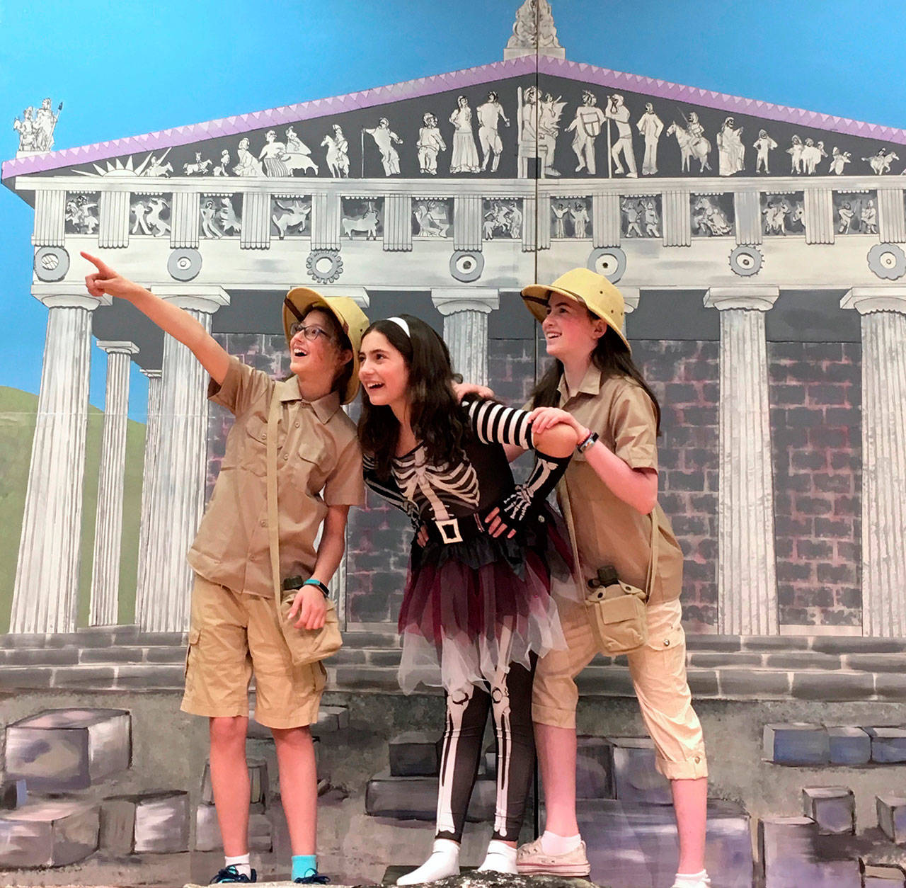 Pictured are Moa Valentin, Molly O&rsquo;Mara and Bella Rahin. Contributed photo