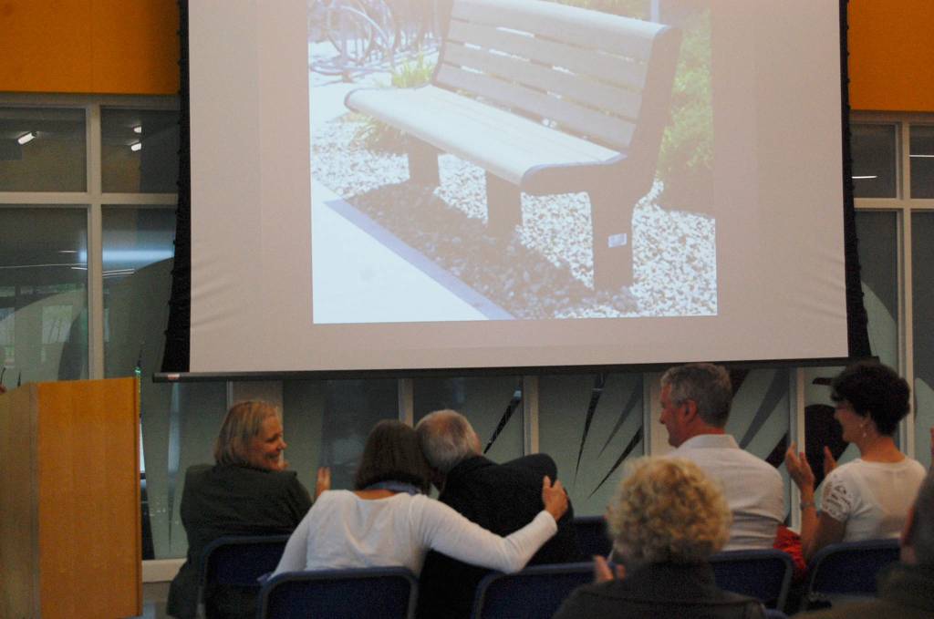 The Mercer Island community will dedicate seven benches to retiring school district Superintendent Dr. Gary Plano. Katie Metzger/staff photo