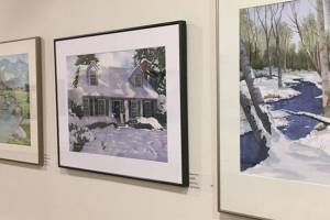 Covenant Shores features art by former Mercer Island mayor