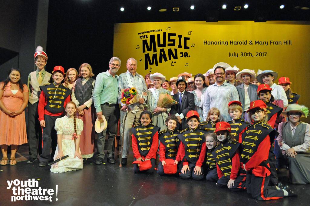 Youth Theatre Northwest honored Harold and Mary Fran Hill on July 30. Photo courtesy of YTN