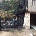 A home caught fire in the 4100 block of 96th Ave. SE on Aug. 9. Photo courtesy of MIFD