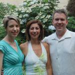 MICA&rsquo;s Jami Cairnes, Sharon Perez and Keith Imper pose for a photo at the celebration. Katie Metzger/staff photo