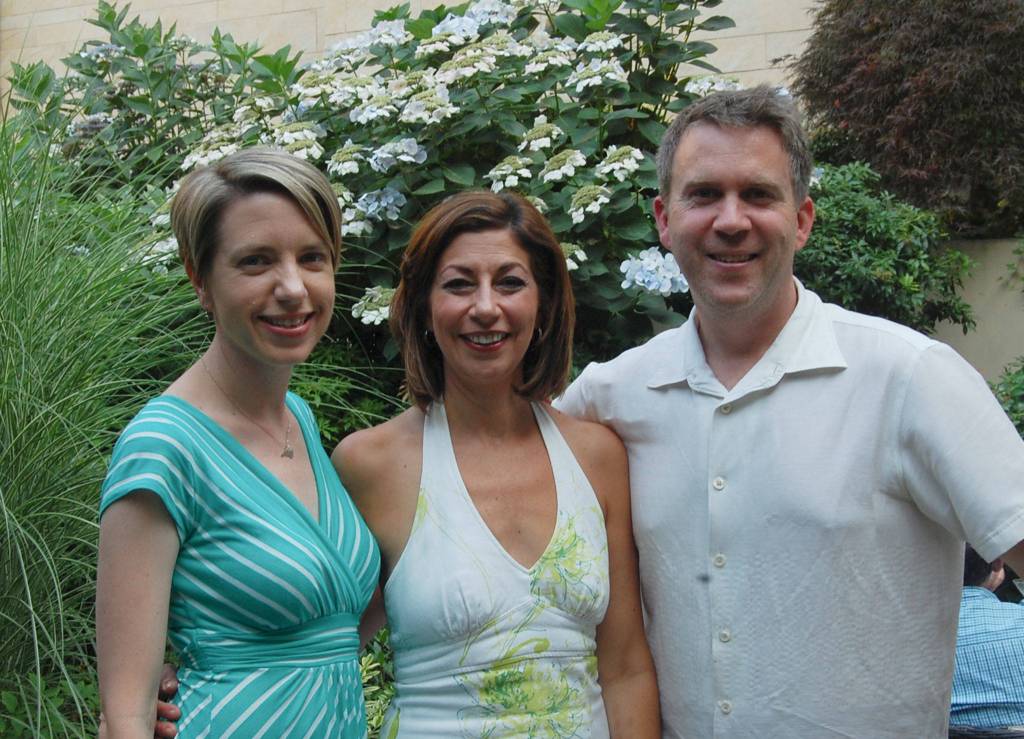 MICA&rsquo;s Jami Cairnes, Sharon Perez and Keith Imper pose for a photo at the celebration. Katie Metzger/staff photo