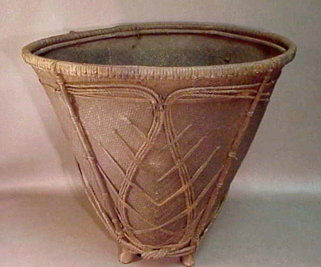 Baskets woven by the Naga people will be exhibited at Clarke and Clarke on Sept. 1 At Mercer Island&rsquo;s First Friday art walk. Photo courtesy of Ginny Clarke