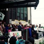 Washington state Lt. Gov. Cyrus Habib addresses a rally in Seattle opposing the Trump administration&rsquo;s decision to end the Deferred Action for Childhood Arrivals (DACA) program earlier that morning. Aaron Kunkler/Redmond Reporter