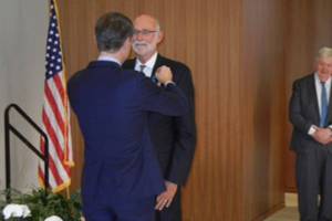 Former Mercer Island mayor Merkle receives France’s ‘Chevalier’ award
