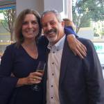 Lisa and Rino Caruccio pose before the ribbon cutting. Katie Metzger/staff photo