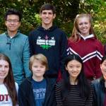 National Merit Semifinalists with MIHS Principal Vicki Puckett. (Not pictured: Aidan Dobson, Donald Hildebrandt and Zoe Sheill.) Photo courtesy of Mercer Island School District