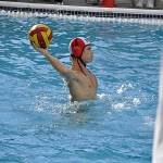 Photo courtesy of Michelle Kavesh                                Mercer Island Islanders goalie Wil Cero passes the ball to an open teammate. Cero had seven saves in the victory against Bellevue on Sept. 19.