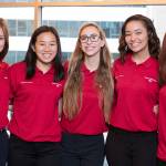Mercer Islander interns with student leaders program