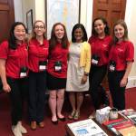 The Seattle Market Student Leaders meet Pramila Jayapal, who represents Washington&rsquo;s 7th congressional district. Photo courtesy of Rachel Coskey