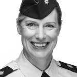 Islander and VFW member Dana Fisk poses for the Veterans Portrait Project. An Air Force Reserve Major, Fisk presently serves as a mobile hospital nurse. Photo courtesy of Stacy Pearsall