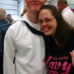 Reporter editor Carrie Rodriguez and her son, Jeremiah, during his graduation from Navy boot camp in June at Great Lakes, Illinois. Carrie Rodriguez/staff photo