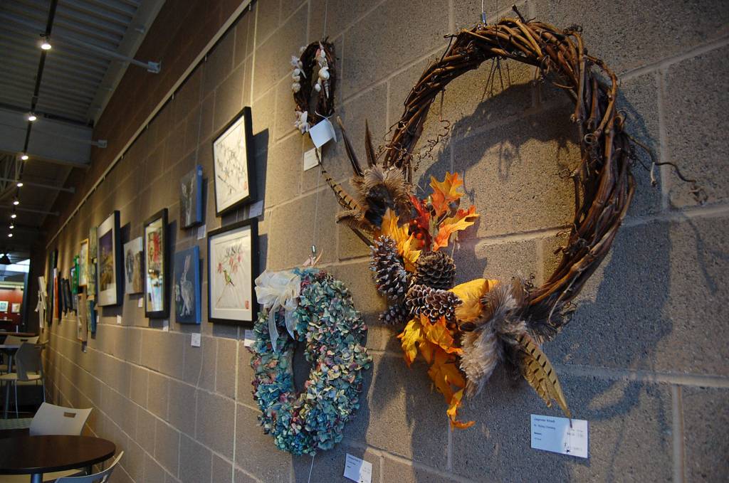 Works by more than 40 local artists are on display at the MICEC. Katie Metzger/staff photo