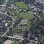 Aubrey Davis Park traverses the north end of Mercer Island, with parts of it located on a lid above Interstate 90. File photo