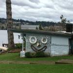 Donna Reed hosted summer parties in her cabana on Mercer Island. Photo courtesy of Greg Asimakoupoulos