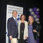 Northwest Parkinsons Foundation interim Executive Director Melissa Tribelhorn, with Congresswoman Suzan DelBene and Rick Desimone during the organizations 2017 Hope Conference in Bellevue. Courtesy photo