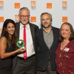Left to right: Michele Schuler, Coldwell Banker Bain; Wes Giesbrecht, Pinball Ventures; Kolin Taylor, John L. Scott/KBS Development; and Kate Quinn, Fusion Happens. Photo courtesy of Leslie Larson/Larson Marketing & Communications LLC
