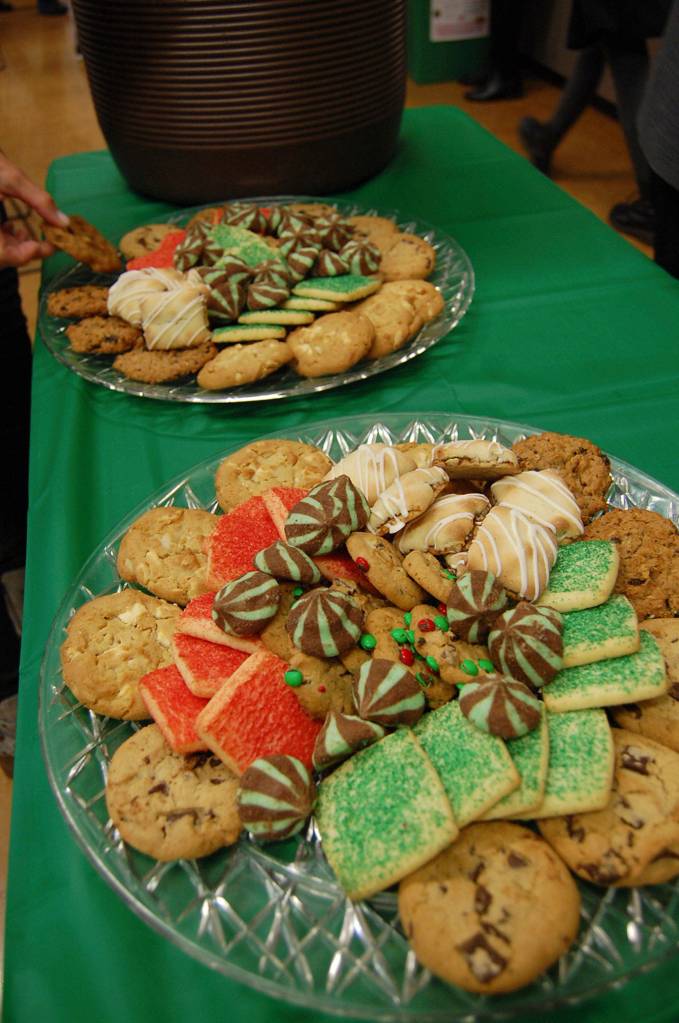 Costco provided a festive dessert for the chambers holiday party. Katie Metzger/staff photo