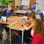 Students throughout the Mercer Island School District participate in Hour of Code, which aims to promote interest in computer science. Photo courtesy of the Mercer Island School District