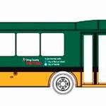 A diagram of larger buses on Route 630. Courtesy image