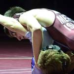 Photo courtesy of Billy Pruchno                                Mercer Island 113-pound grappler Connor Pettigrew (pictured) defeated Lake Washingtons Max Reisman 13-8 on Jan. 25 at Mercer Island High School.