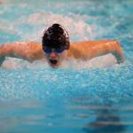 Photo courtesy of Jay Na                                The Mercer Island Islanders cruised to a 115-61 win against the Bellevue Wolverines in the regular season finale on Jan. 25. James Richardson (pictured) earned first place in the 100 fly. Mercer Island improved their overall record to 7-0 in dual meets with the win. Mercer Island head coach Evan Moline is looking forward to the postseason in the pool.                                Our undefeated season has been great and it shows the true depth that we have on this team. We havent gone undefeated in the regular season in a few years now but we definitely arent done, Moline said. We know we have some work to do, but we are still focused on what we set out for this year, which is a state championship. We want to bring back the culture of success that I was lucky enough to experience back when I was on the team.                                The 200 medley relay quartet of Alex Edwards, Kyle Bailey, Carson Coe and Richardson captured first place. The 200 free relay team of Killian Riley, Nate Robinson, Oliver Hoff and Coe cruised to a first place finish. The 400 free relay team of Riley, Richardson, Robinson and Hoff earned first place. Islanders capturing first place in individual events were Colin Ralston (200 IM, 100 breast stroke), Jake Headrick (500 free) and Richardson (100 backstroke).