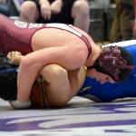 Photo courtesy of Billy Pruchno                                Mercer Island Islanders wrestler Donnie Howard (pictured) earned an individual championship in the 195-pound weight class at the KingCo 3A wrestling tournament on Feb. 3 at North Creek High School.