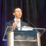 MISD Assistant Superintendent Fred Rundle holds up a fabric heart, which Liana Montague, the MIYFS licensed mental health counselor at Island Park Elementary, gives to students who come to her office. Katie Metzger/staff photo